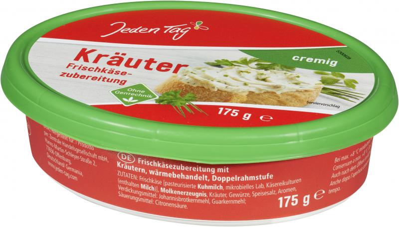 Jeden Tag Frischkäse Kräuter cremig von Jeden Tag