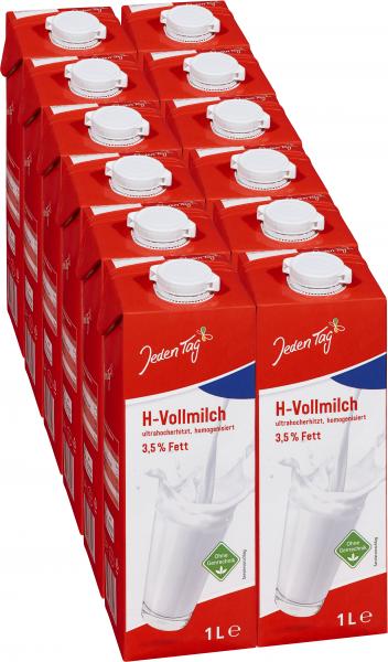 Jeden Tag H-Vollmilch 3,5% von Jeden Tag