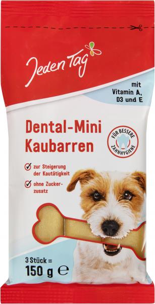 Jeden Tag Hund Dental-Mini Kaubarren von Jeden Tag