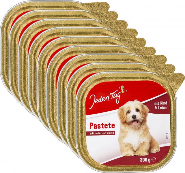 Jeden Tag Hund Feine Pastete mit Rind & Leber von Jeden Tag