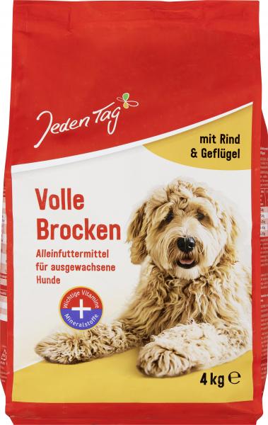 Jeden Tag Hund Volle Brocken mit Rind & Geflügel von Jeden Tag