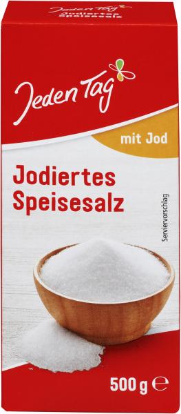 Jeden Tag Jodiertes Speisesalz von Jeden Tag