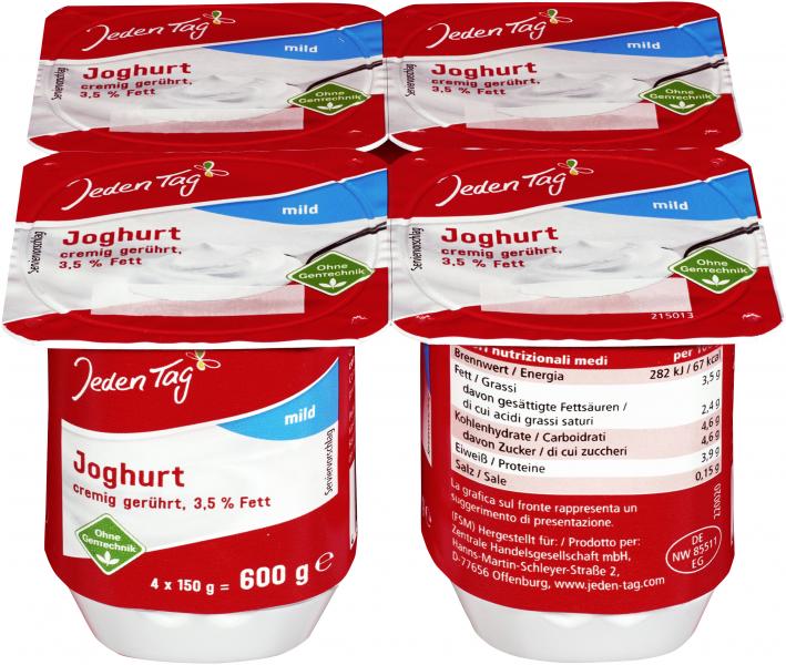 Jeden Tag Joghurt mild 3,5% von Jeden Tag