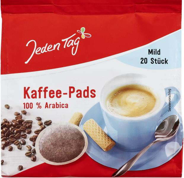 Jeden Tag Kaffee-Pads mild 20 Pads von Jeden Tag