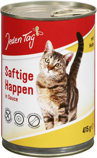 Jeden Tag Katze Saftige Happen in Sauce mit Huhn von Jeden Tag