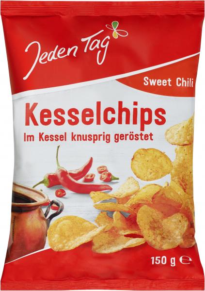 Jeden Tag Kesselchips Sweet Chili von Jeden Tag