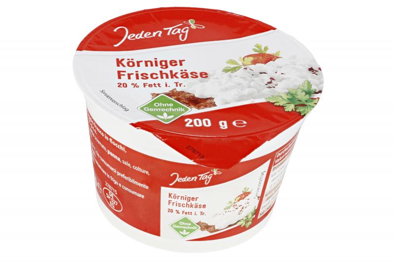 Jeden Tag Körniger Frischkäse von Jeden Tag