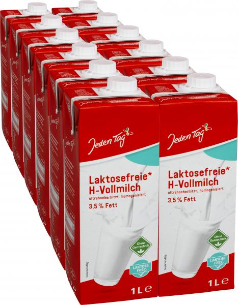 Jeden Tag Laktosefreie H-Vollmilch 3,5% von Jeden Tag