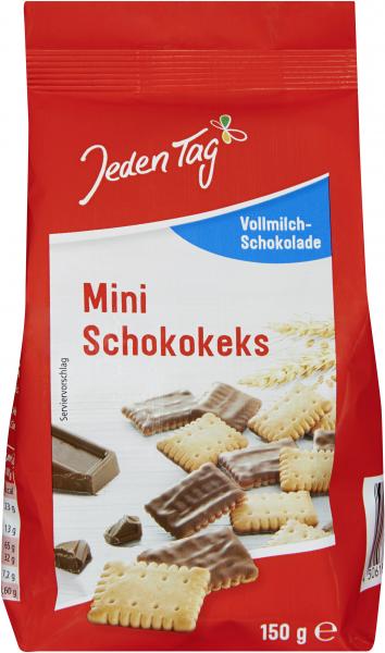 Jeden Tag Mini Schokokeks Vollmilch-Schokolade von Jeden Tag