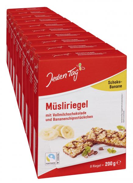 Jeden Tag Müsliriegel Schoko-Banane von Jeden Tag