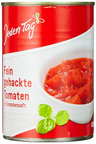 Jeden Tag Pizzatomaten, 12-er Pack (12 x 400 g) von Jeden Tag