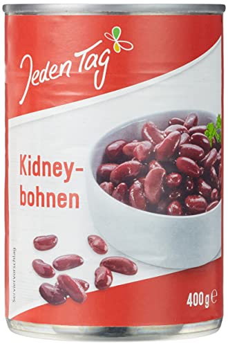 Jeden Tag Rote Kidney-Bohnen, 12-er Pack (12 x 400 ml) von Jeden Tag