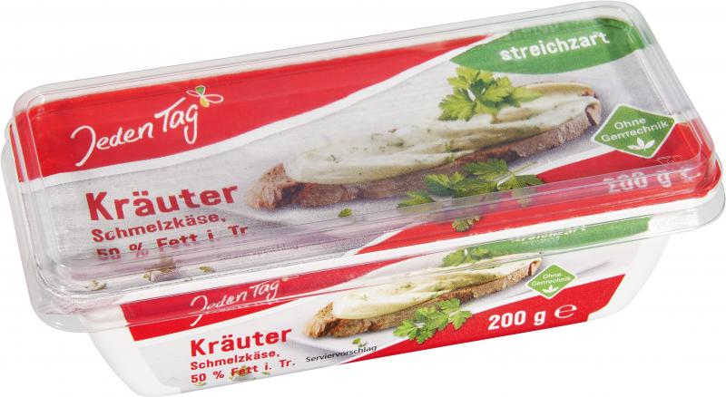 Jeden Tag Schmelzkäse Kräuter von Jeden Tag