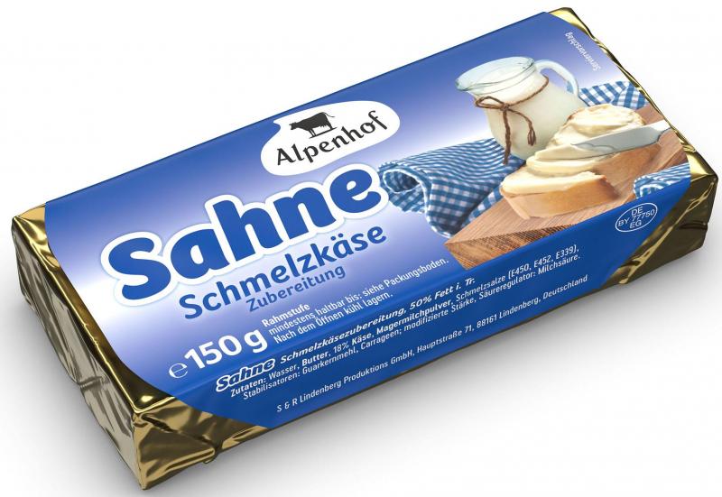 Alpenhof Schmelzkäsezubereitung Sahne von Alpenhof