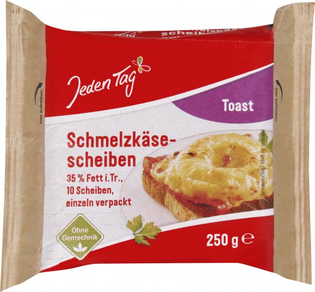 Jeden Tag Schmelzkäse-Scheiben Toast von Jeden Tag