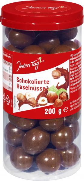 Jeden Tag Schokolierte Haselnüsse von Jeden Tag