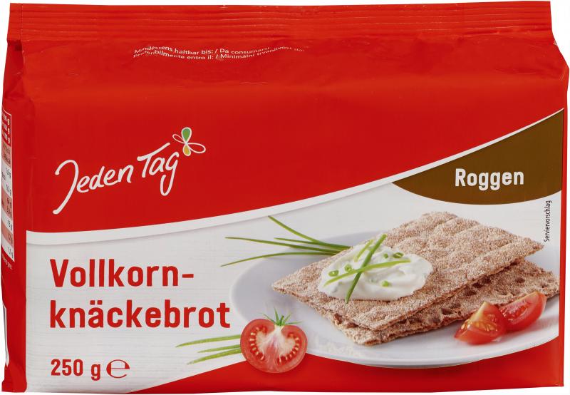 Jeden Tag Vollkorn-Knäckebrot Roggen von Jeden Tag