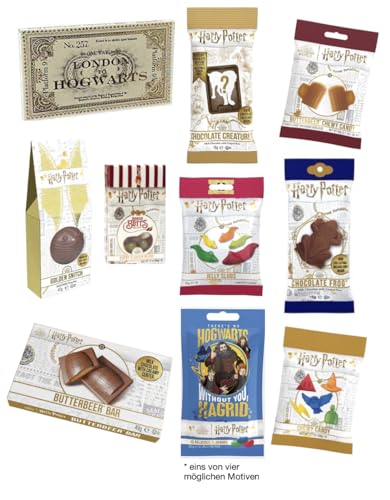 Jelly Belly Harry Potter 10er Set - Bertie Bott's, Schokofrosch,- Creator, Ticket, Slug, Snitch, Butterbeer Bar/Chewy Candy, Magical Sweets (409g) von Jelly Belly Candy Company
