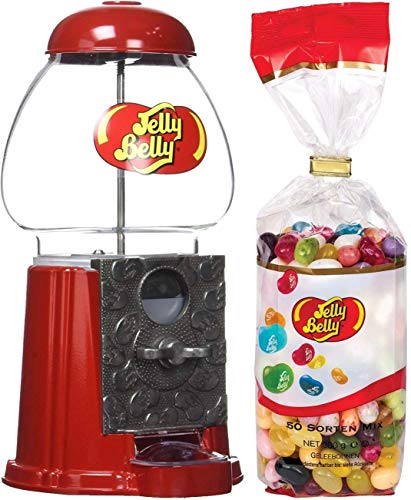 Jelly Belly Mini-Bohnenmaschine und 50 Geschmacksrichtungen, 300 g Beutel, Jelly Beans, in Geschenkverpackung von Jelly Belly Candy Company