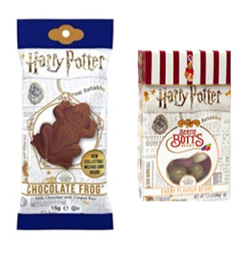 Harry Potter Jelly Belly Bertie Botts Bohnen 35g und Schokoladenfrosch von Jelly Belly