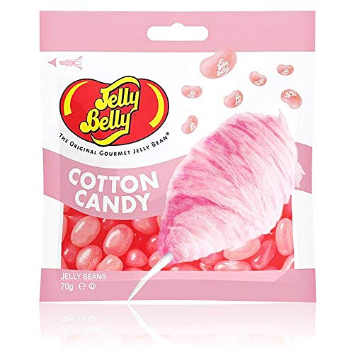 Jelly Belly Cotton Candy, Beutel, 1er Pack (1 x 70 g) von Jelly Belly