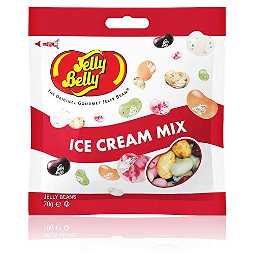 Jelly Belly Jelly Beans – Glutenfreie Süßigkeiten, Milch- und Fettfrei – 70 g Lebensmittelgeschenke für Kinder (Eiscreme-Mix) von Jelly Belly