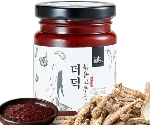 FROMWELL Gochujang mit Deodeok 200g | Ideal für Bibimbap und Mehr | Gesund & Lecker | Koreanische fermentierte Würzpaste ohne Zusatzstoffe (Gochujang mit Deodeok) von JeollaNamdo THE KITCHEN OF KOREA