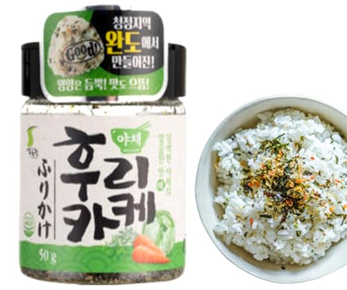 PURUNJEONG Furikake 50g - Vegetable Flakes | Natürliche Gewürzmischung | Vielseitig & Gesund | Mit Algen und Gemüse von JeollaNamdo THE KITCHEN OF KOREA