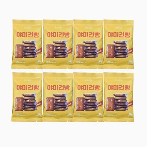 YEOSUYUMMY Barley Crackers 8er | Original, Ahorn, Karamell, Kaffee, Probe Set | Knusprig & Leicht | Ideal für Zwischenmahlzeiten und Geschenke | Ideal für Teepausen (8er, Ahorn) von JeollaNamdo THE KITCHEN OF KOREA