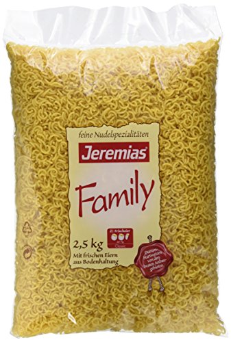 Jeremias Gabelspaghetti, Family Frischei-Nudeln, 1er Pack (1 x 2.5 kg Beutel) von FOXCUP