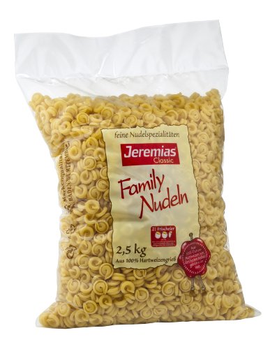 Jeremias Schneckli, Family Frischei-Nudeln, 1er Pack (1 x 2.5 kg Beutel) von Jeremias