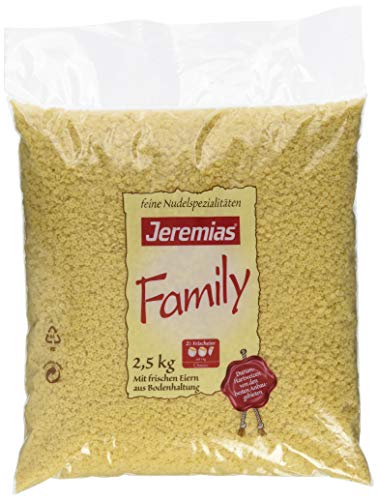 Jeremias Suppen-Sterne, Family Frischei-Nudeln, 1er Pack (1 x 2.5 kg Beutel) von Jeremias