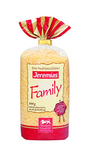 Jeremias Suppen-Sterne, Family Frischei-Nudeln, 4er Pack (4 x 500 g Beutel) von Jeremias