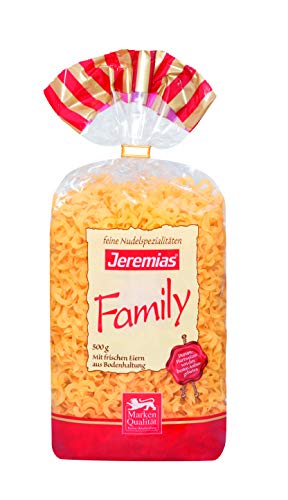 Jeremias Wellenspätzle, Family Frischei-Nudeln, 4er Pack (4 x 500 g Beutel) von Jeremias