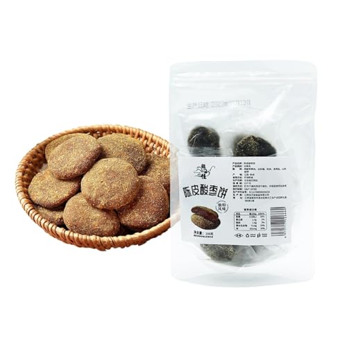 200 g Mandarinenschale und sauer Jujube-Kuchen, spezieller handgefertigter, nukleinsäurefreier Jujube-Kuchen, sauer und süß, weiche und klebrige Snacks von Jgfwat