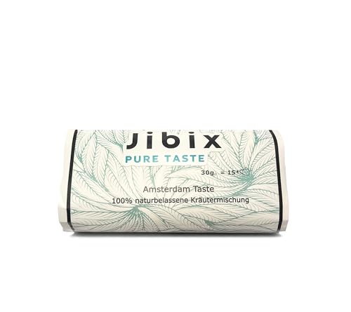 Jibix Pure Taste Kräuter Tee Mischung aus Eibisch, Himbeerblättern, Minze und Salbei naturbelassen von Jibix Pure Taste