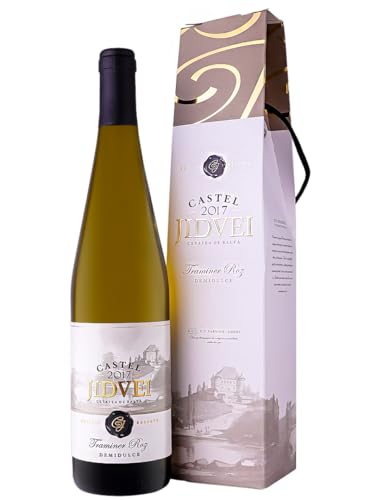 Jidvei | CASTEL Traminer Roz - Vin Alb Demidulce | Weißwein lieblich aus Rumänien | 0,75 L D.O.C. – C.T. Reserva von Jidvei