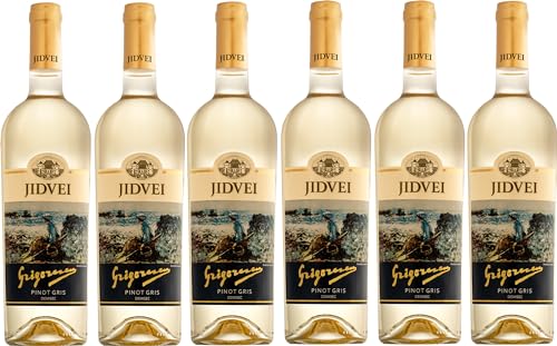 Jidvei | GRIGORESCU Pinot Gris - Vin Alb Demisec | Weißwein halbtrocken aus Rumänien | Weinpaket 6 x 0,75 L D.O.C. - JAHRGANG 2023 von Jidvei