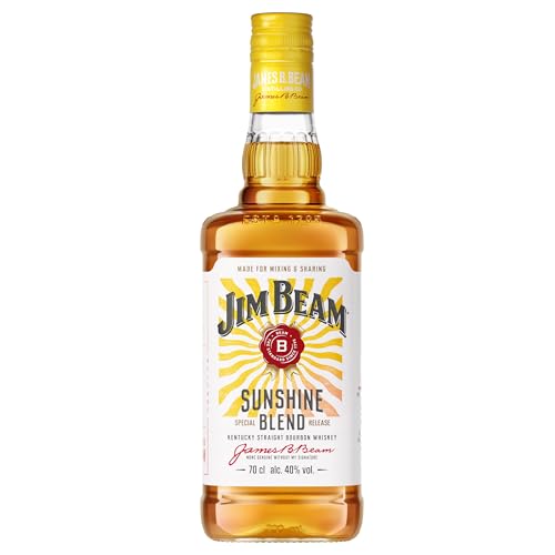 Jim Beam Sunshine Blend | Kentucky Straight Bourbon Whiskey | milder Geschmack mit Karamellnoten | 40% Vol. | 700 ml von Jim Beam