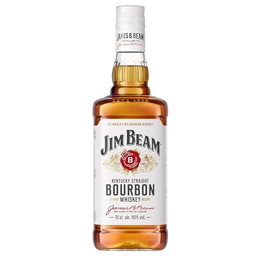 Jim Beam White | Kentucky Straight Bourbon Whiskey | vollmundiger und milder Geschmack | 40% Vol. | 700ml (Packung mit 6) von Jim Beam