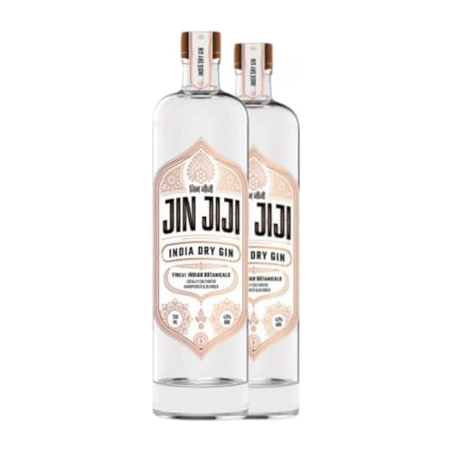 Gin Jin jiji. Dry Gin 70 cl (Karton mit 2 Flaschen von 70 cl) von Jin jiji