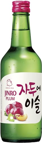 JINRO Soju, Flavoured Jinro Plum, Koreanisches alkoholisches Getränk mit Pflaumengeschmack, 13% vol, 1 x 350ml von JINRO