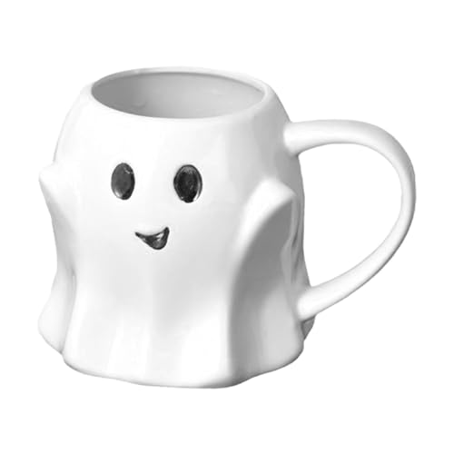 Halloween-Kaffeetasse – hitzebeständige Geister-Tasse für das Büro | Tasse für Tee, Milch, einzigartige Geschenke für Freunde, Familie, Kollegen für Zuhause, Büro, Schule, Wohnheim von Jlobnyiun