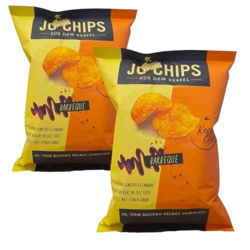 Jo Chips Barbeque Kessel Chips Kartoffelchips Mit Barbeque Geschmack 2 x 120g von Jo Chips