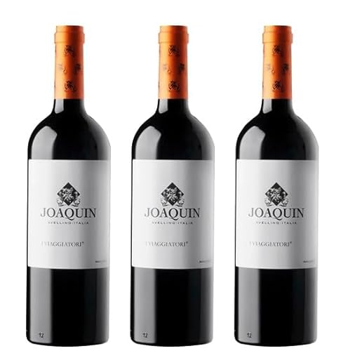 3x 0,75l - 2020er - Joaquin - I Viaggiatori - Aglianico - Campania I.G.P. - Kampanien - Italien - Rotwein trocken von Joaquin