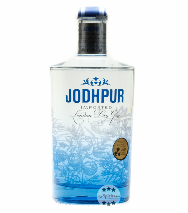 Jodphur London Dry Gin Imported (43 % vol., 0,7 Liter) von Jodhpur Gin