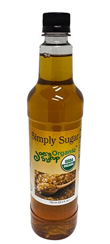 Joe's Syrup Sirup mit Bio-Geschmack, Bio-Einfachzucker, 750 ml von Joe's Syrup