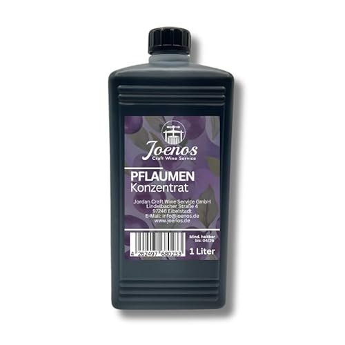 Joenos Pflaumen-Konzentrat, Fruchtsaft für Wein und Bowle, 1 Liter von Joenos