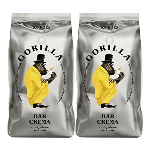 2x Espresso Gorilla 1.000g Bar Crema von Joerges