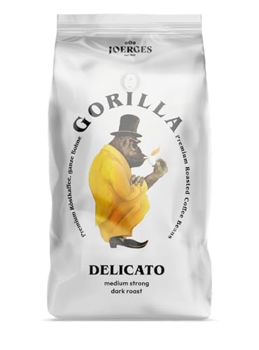 Joerges Gorilla Espresso Delicato, 1 kg, Weiß von GORILLA